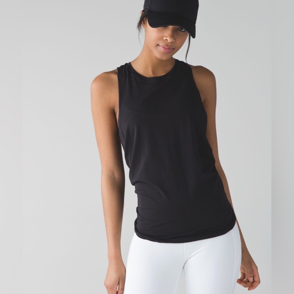 Lululemon All Tied Up Tank Black Size 2